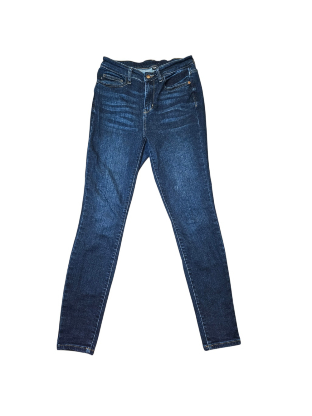Judy Blue 7/28 Dark Wash High Rise Skinny Jeans JB82253DK - Picture 2 of 9